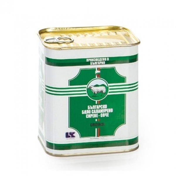 SHEEP CHEESE SILVER TIN 800GR "LAKTOKOM" PRICE PER PCS.