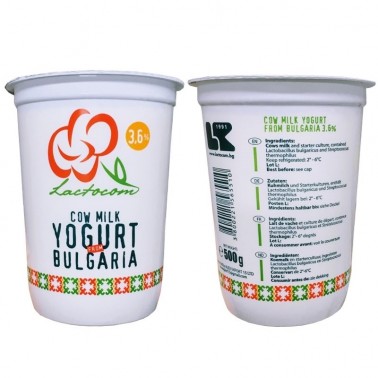 YOGHURT 3,6% 500ML "LAKTOKOM" PRICE PER PCS.