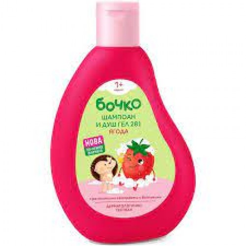 BOCHKO 2in1 SHAMPOO+BODYWASH GEL STRAWBERRY 250ML "LAVENA" 6PCS IN BOX, PRICE PER PCS.