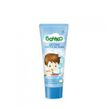 BOCHKO CHILDREN'S TOOTHPASTE 3+ GUM BLUE 75ML "LAVENA" 12PCS IN BOX, PRICE PER PCS.