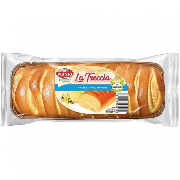 BULGARIAN EASTER BREAD 300GR VANILLA "LA TRECCIA" PRICE PER PCS.