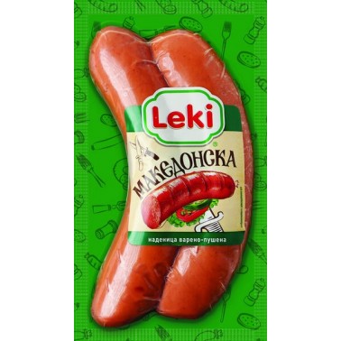 MACEDONIAN SAUSAGE, 2PCS VACUUM "LEKI" 12KG IN BOX, PRICE PER PCS.