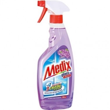 GLASS CLEANER PUMP LILAC 500ML "MEDIX" PRICE PER PCS.