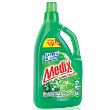 FLOOR CLEANER UNIVERSAL LILY OF THE VALLEY 1.5L "MEDIX" PRICE PER PCS.