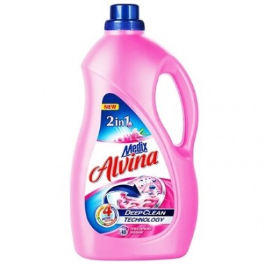 DETERGENT FABRIC WASH ALVINA 2IN1 WITH SOFTENER 2.6L "MEDIX" PRICE PER PCS.