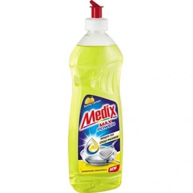 DISHWASHING SOAP POWER LEMON YELLOW 450ML "MEDIX" PRICE PER PCS.