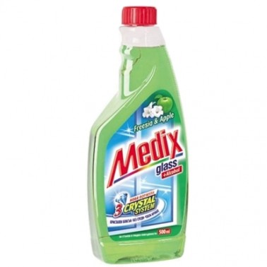 GLASS CLEANER FILLER FREESIA 500ML "MEDIX" PRICE PER PCS.