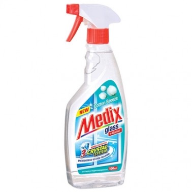 GLASS CLEANER PUMP COTTON 500ML "MEDIX" PRICE PER PCS.