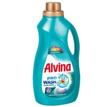DETERGENT FABRIC WASH ALVINA INTENSE TURQUOISE 1.1L "MEDIX" 8PCS IN BOX, PRICE PER PCS.