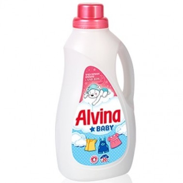 DETERGENT FABRIC WASH ALVINA 2IN1 ALOE VERA BABY 900ML "MEDIX" 8PCS IN BOX, PRICE PER PCS.