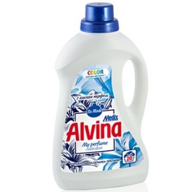 DETERGENT FABRIC WASH ALVINA LIGHT BLUE 1.1L "MEDIX" 8PCS IN BOX, PRICE PER PCS.