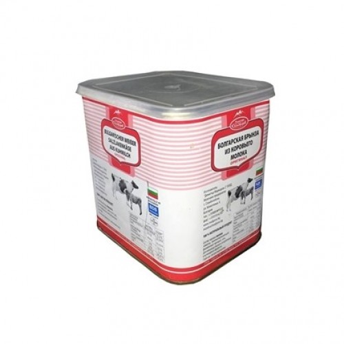 COWS WHITE CHEESE 800GR TIN "MADZHAROV" PRICE PER PCS.