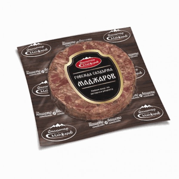 BEEF SAZDARMA 190GR "MADZHAROV" PRICE PER PCS.