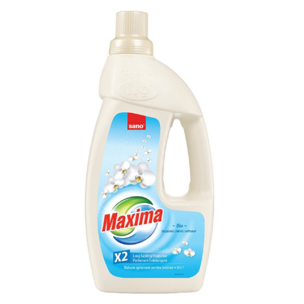 FABRIC SOFTENER 2L SANO "MAXIMA" WHITE BIO, PRICE PER PCS.