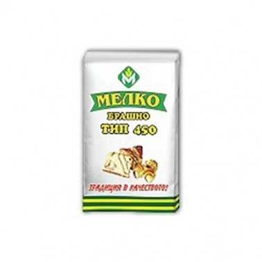 FLOUR TYPE 450 CLASSIC 1KG "MELKO", 10PCS IN BOX, PRICE PER PCS.