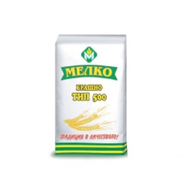 FLOUR TYPE 500 CLASSIC 1KG "MELKO", 10PCS IN BOX, PRICE PER PCS.