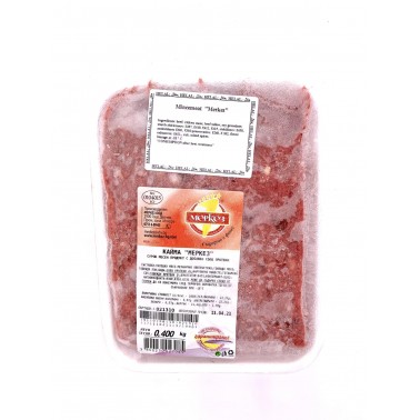MINCED MEAT VEAL 400GR "MERKEZ" 20PCS IN BOX, PRICE PER PCS.