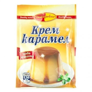 CRÈME CARAMEL DOLCE 60GR "MERCURY FOODS" 20PCS IN BOX, PRICE PER PCS.