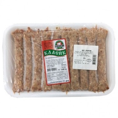 MEATSTICKS VEAL 600GR "MESOKOMBINAT SEVLIEVO" PRICE PER PLATE