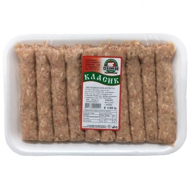 CHICKEN MEATSTICKS 600GR "MESOKOMBINAT SEVLIEVO" PRICE PER PLATE