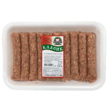 MEATSTICKS VEAL 500GR "MESOKOMBINAT SEVLIEVO" PRICE PER PLATE
