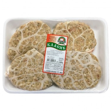 CHICKEN PLESKAVICA 200GR "MESOKOMBINAT SEVLIEVO" PRICE PER PCS.