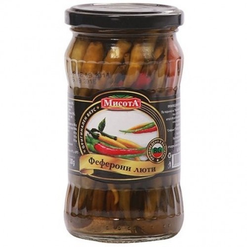HOT PEPPERS FIFERONI 314GR "MISOTA-M" 6PCS IN BOX, PRICE PER PCS.