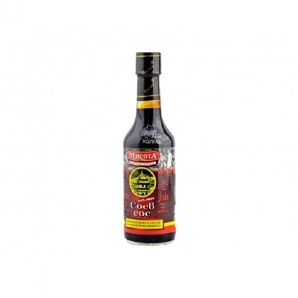 SOY SAUCE 194ML DARK "MISOTA-M" 48PCS IN BOX, PRICE PER PCS.