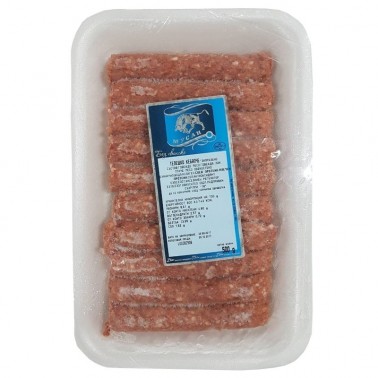 MEATSTICKS 100% VEAL 50GR "MUSAN" 20PCS IN PLATE, PRICE PER KG.