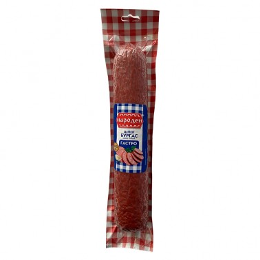 SALAMI SAUSAGE, BURGAS VACUUM 220gr "NARODEN" 40PCS IN BOX, PRICE PER PCS.