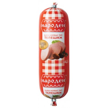 BOILED SALAMI, VEAL 350gr "NARODEN" 30PCS IN BOX, PRICE PER PCS.