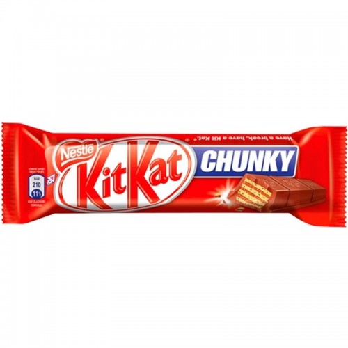 KIT KAT CHUNKY MILK 40GR ''NESTLE'' 24PCS IN BOX, PRICE PER PCS.