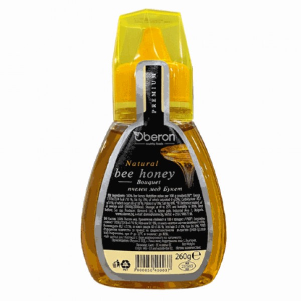 HONEY TUBE 260GR "OBERON" 12PCS IN BOX, PRICE PER PCS.