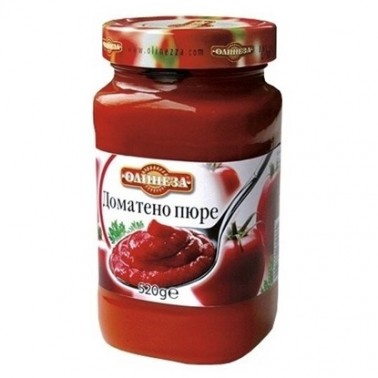 TOMATO PASTE 520GR "OLINEZA" 6PCS IN PACK, PRICE PER PCS.