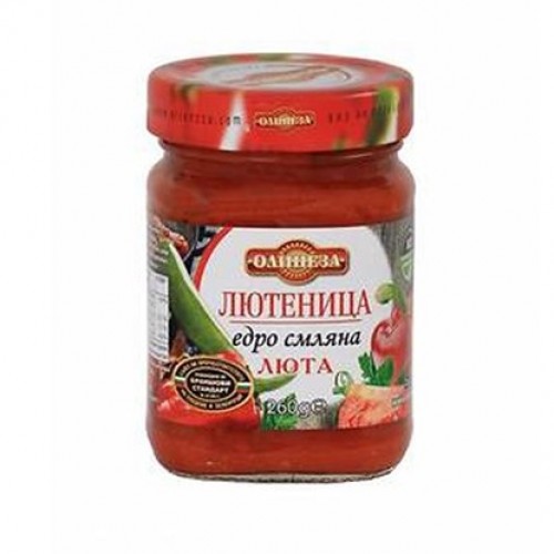 LYUTENITSA SPICY 260GR "OLINEZA" 4PCS IN PACK, PRICE PER PCS.