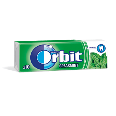 CHEWING GUM SREARMINT 420GR PACK "ORBIT" 30PCS IN PACK, PRICE PER PACK