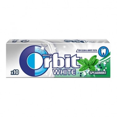 CHEWING GUM WHITE SREARMINT 420GR PACK "ORBIT" 30PCS IN PACK, PRICE PER PACK