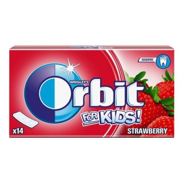 CHEWING GUM STRAWBERRY 260GR PACK "ORBIT" 12PCS IN PACK, PRICE PER PACK