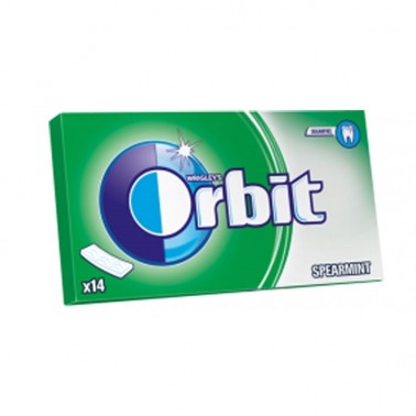 CHEWING GUM SREARMINT BAND 260GR PACK "ORBIT" 12PCS IN PACK, PRICE PER PACK