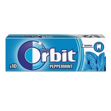 CHEWING GUM PEPPERMINT "ORBIT" 30PCS IN PACK, PRICE PER PACK
