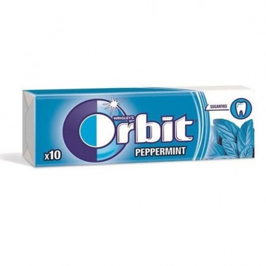 CHEWING GUM PEPPERMINT "ORBIT" 20PCS IN PACK, PRICE PER PACK