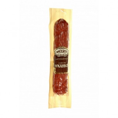 SALAMI, LUKANKOV GASTRO "OREHITE" ~730gr, 6PCS IN BOX(~4,4KG), PRICE PER KG.