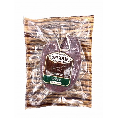 SUDZHUK, VEAL VACUUM 160gr "OREHITE" 60PCS IN BOX, PRICE PER PCS.
