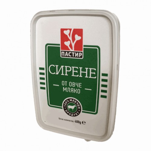 SHEEP'S WHITE CHEESE PVC 400GR "PASTIR", 12PCS IN BOX, PRICE PER PCS.