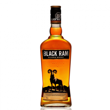 WHISKEY BLACK RAM 1L 40% "PESHTERA", 6PCS IN PACK, PRICE PER PCS.
