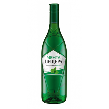 MINT ALCOHOL 1L 25% "PESHTERA" 6PCS IN PACK, PRICE PER PCS.