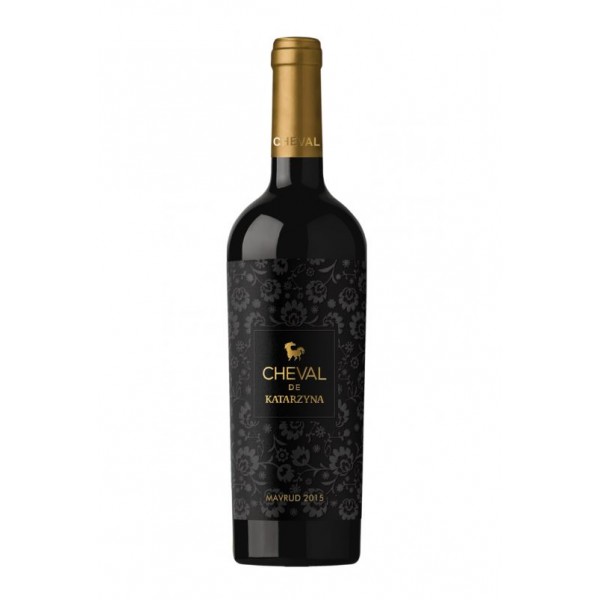 WINE RED CHEVAL DE KATARZYNA MAVRUD 0.75L 14.5% "PLATINUM BRANDS" 6PCS IN PACK, PRICE PER PCS.