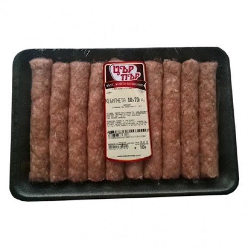 MEATSTICK YASEN 70GR "PLEVEN MES", 10PCS IN PLATE, PRICE PER PCS.