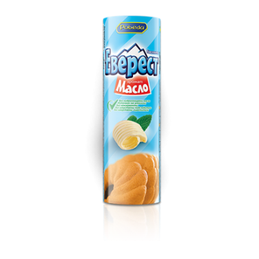 BISCUITS EVEREST BUTTER 200GR "POBEDA" 30PCS IN BOX, PRICE PER PCS.