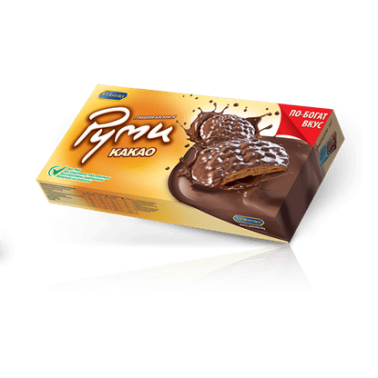 BISCUITS RUMI COCOA 155GR "POBEDA" 24PCS IN BOX, PRICE PER PCS.